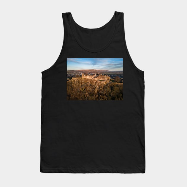 Stirling Castle from the sky Tank Top by TMcG72